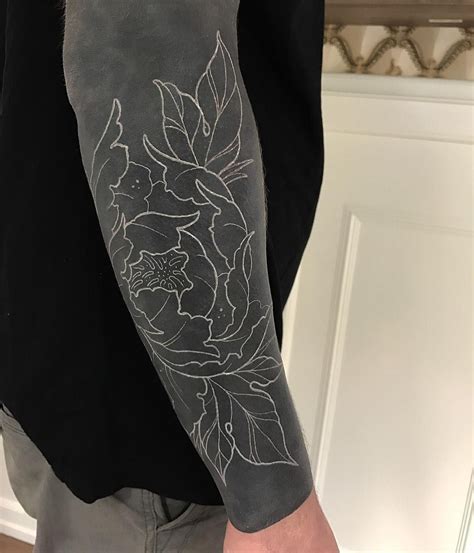Simple Flower Bundle 3. . Sleeve black and white tattoos